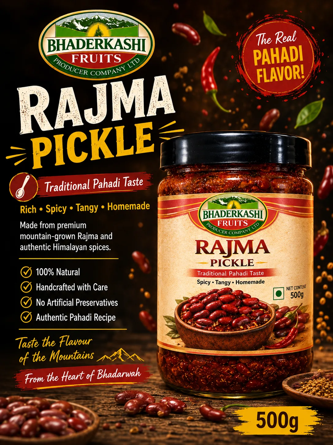 Rajma Pickle — Front